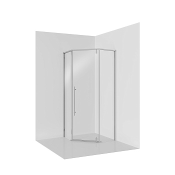 Душевой уголок Ambassador 112011103 100х100 стекло прозрачное профиль хром глянцевый без поддона